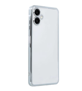 Samsung Galaxy A06 Kılıf Razer Lensli Silikon - Gümüş
