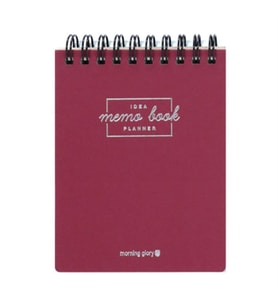 Morning Glory 2000 Planlayıcı Defter 11,8x9 cm Bordo 12010-88717