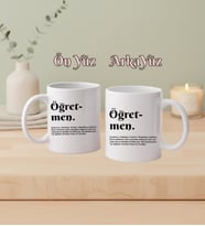 Kişiye Özel Öğretmen Kupa Bardak Hediye Öğretmen Açıklamalı