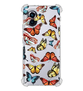 PrintiFy Xiaomi Mi 11 Uyumlu Water Color 2 Baskılı Şeffaf Köşe Korumalı Antişok Kılıf