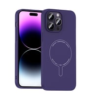 iPhone 14 Pro Max Kılıf M-Safe Şarj Özellikli Kamera Korumalı Elio Sert PC Kılıf