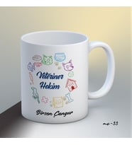 Kişiye Özel Veteriner Hekim Temalı Kupa Bardak