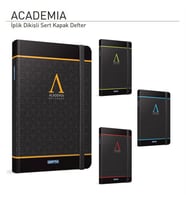 Gıpta Academıa İpli Dikiş Sert Kapak 19X26 120 Yaprak Çizgili Defter 3771