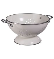 Çelik,Emaye Süzgeç IKEA Beyaz Renk MeridyenDukkan 22 cm Beyaz Renk Süzgeç,Kevgir