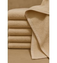 6 Adet 50x90 cm Hamam Spa El-Yüz-Baş Havlusu Bej (Sahra Beji)