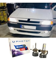 Fiat Tipo Led Xenon Uzun + Kısa Far Ampulü H4 Mono Yeni Seri Beyaz