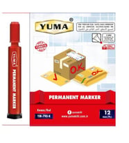 YUMA KOLİ KALEMİ KIRMIZI  ( 12 ADET )