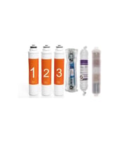 Sulook Waterlife Su Arıtma Cihazı Uyumlu Tak-Çevir 6'lı Filtre Seti, 10 Aşamalı, Lg Membranlı