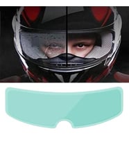 Buğu Önleyici Motosiklet Kaskı Vizörü Su Geçirmez Dayanıklı Çizik Koruma Lens Filmi