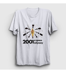 Presmono Unisex Beyaz Astronot V2 Film 2001 A Space Odyssey T-Shirt 241510tt