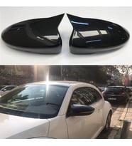 Volkswagen Beetle Yarasa Ayna Kapağı Piano Black Parlak Siyah