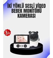 Uzaktan Kontrollü Bebek Kamerası Ninni Zoom Özellikli