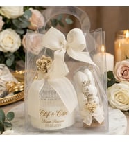 20 Adet Asetat çantada mum &amp; can fanus hediyelik Söz Nişan Nikah Kına Hediyelik-
