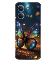 Xiaomi Redmi 15C Kılıf Boutique Baskılı Resimli Rengarenk Kelebek Pcode -097
