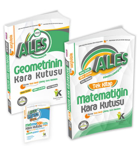 ALES Matematik Tek Kitap ve Geometrinin Kara Kutusu Konu Özetli Dijital Çözümlü (Beyaz)