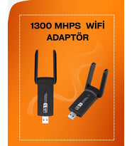 Tak-çalıştır Özellikli Çift Bant Wifi Adaptör – 1200 Mbps