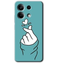 Redmi Note 13 5G Kılıf HD Desen Baskılı Kılıf - Mutluluk