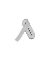 BEYAZ - 4CM PAÇA LASTİK YASSI GENİŞ 10MT (5343)