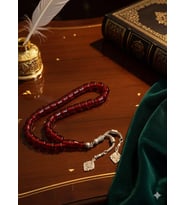 Çubuk Kehribar Tesbih Bal ve Amberin Zamansız Dansı (Çok Renkli)