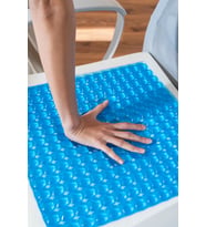 Softlife Double Jelli Visco Tekerlekli Sandalye Minderi Visko Kare Oturma Minderi 45*43*7cm