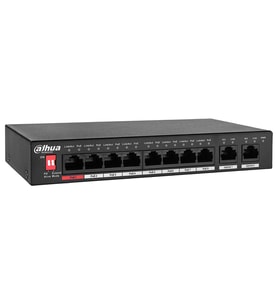 Dahua Poe Switch Pfs3010-8Et-96 8X10/100 2Ge Uplink 96W