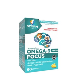 Storm Vitals Omega-3 Focus 60 Kapsül