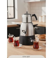 Stm-5817 Elektrikli Çelik Semaver Çay Makinesi