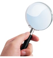 Klasik Elde Taşınır Büyüteç - Seyahat için Taşınabilir Kompakt Tasarım ve Küçük Baskı ve Hobi Okumaları Okumak için 3X Büyütmeli 3" Cam Lens, Siyah, (SON-DP-8119)