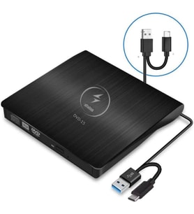 Dvd Rw External Taşınabilir Ultra İnce USB 3.0 Cd Dvd Yazıcı Okuyucu