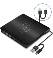 Dvd Rw External Taşınabilir Ultra İnce USB 3.0 Cd Dvd Yazıcı Okuyucu