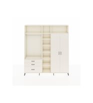Arges Gardrop 10 Raflı 3 Çekmeceli 2 Askılı 220x30x243 Aytaşı-Aytaşı