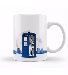 Süpermen Tardis Kupa Bardak Porselen