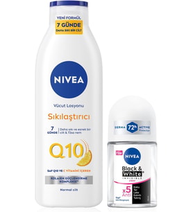 Q10 Sıkılaştırıcı Vücut Losyonu 250Ml Kadın Roll-On Deodorant & Invisible Clear 2