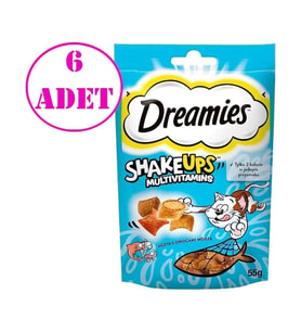 Kedi Ödülü Shake Ups Seafood 55 gr 6 Adet (MAVI-BEYAZ)