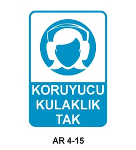 İŞ GÜVENLİĞİ UYARI LEVHASI 1 ADET PVC 21 X 29CM