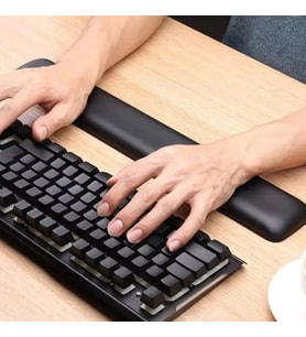 Mouspad Klavye Önü Bilek Desteği Klavye Pad Jel Yastıklı Klavye Bilek Desteği El Desteği