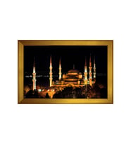Manzara Temalı Kanvas Tablo 50 x 70 cm Gold Çerçeve