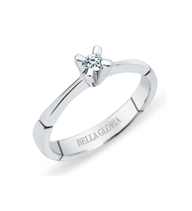 Bella Gloria 0.08ct Tektaş Pırlanta Yüzük (SL00T14)