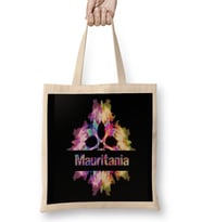 Mauritania Gift Tie Dye Watercolor Bez Çanta Uzun Saplı