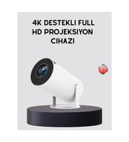 Yüksek Parlaklık 4K Uyumlu Kablosuz Ev Sineması Projeksiyonu