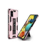 Samsung Galaxy A51 Uyumlu Kılıf Zore Volve Kapak (Rose Gold Altın)