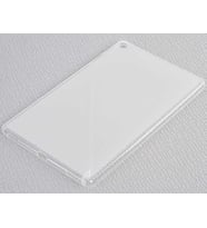 Samsung Galaxy Tab A 10.1 (2019) T510 Uyumlu Kılıf Zore Tablet Süper Silikon Kapak (Beyaz)