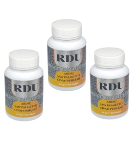 RDU Prosgold Saw Palmetto Cüce Palmiye Ardıç Civanperçemi Dikenli İncir Aynısafa Peryavşan 60 Tablet Erkekler Sizin İçin 3 Adet