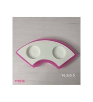 YY0516 Yay Şekilli İkili Tealight Mumluk Silikon Kalıp