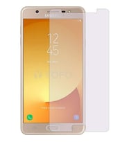 Samsung Galaxy J7 Max Uyumlu Ekran Koruyucu Screen Protector Tempered Glass Kristal Netliğinde %100 HD Görüntü, Yüksek Kalite Kırılmaz Temperli Cam (Şeffaf)