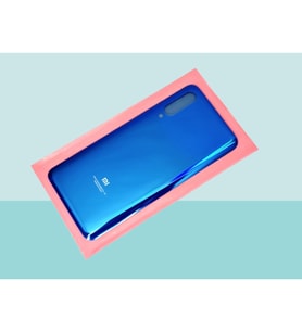 Tkgz - Xiaomi Mi 9 Arka Kapak Batarya Kapağı - MAVİ