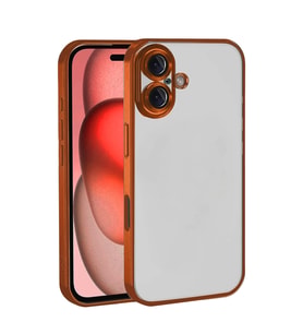 iPhone 17 Kamera Korumalı Lensli Silikon - Turuncu