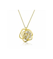 ?Gümüş Gold Gül Kadın Kolye CSR2180915