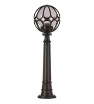 AVONNI BSU-68081-BSY-M1-BOP Siyah Boyalı Dış Mekan Aydınlatma E27 Aluminyum Akrilik Cam 25cm