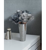 Işıltı home design aynalı cam vazo orta boy